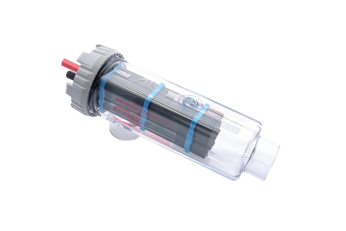Salt water chlorinator system supplied by Tropical Pool